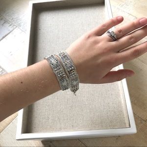 Beaded choker necklace